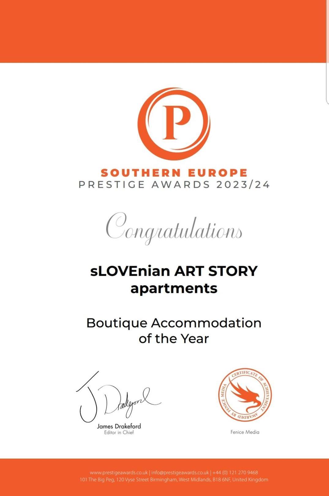 Slovenian Art Story Lejlighed Ljubljana Eksteriør billede